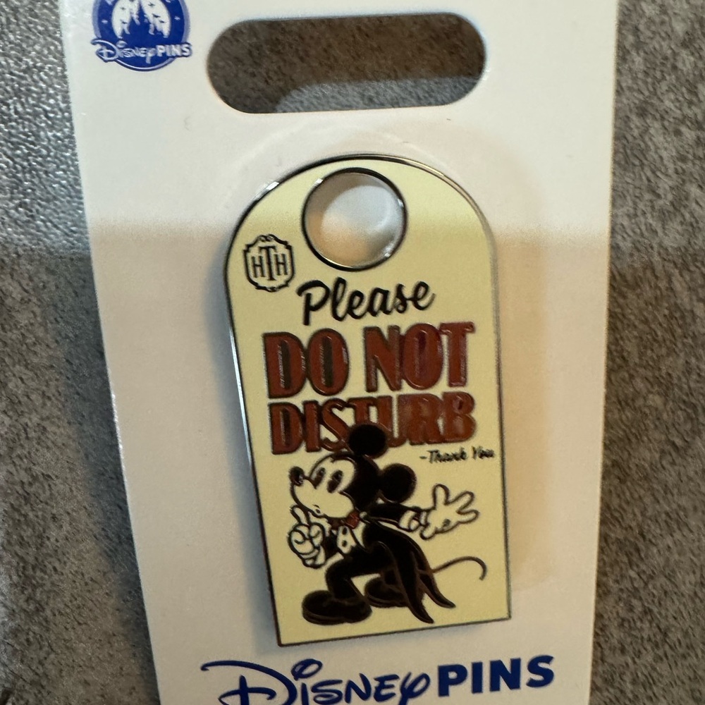 Disney Mickey 'Please Do Not Disturb’ Pin - Hollywood Studios Tower of Terror